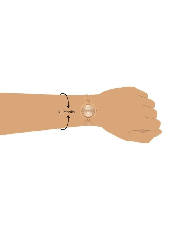 TITAN  Titan Raga Viva Quartz Analog Rose Gold Dial Rose Gold Metal Strap Watch for Women - NT2622WM01 for Women | Best Price UAE